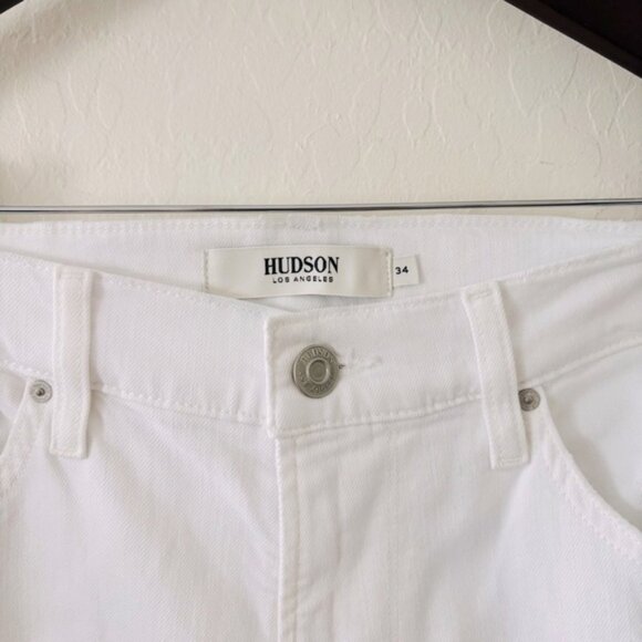 Hudson Zack Men’s Jeans White Distressed Size 34 - Picture 5 of 9